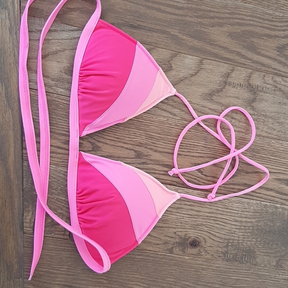 Victoria's secret pink triangle bikini tie top - Picture 6 of 6